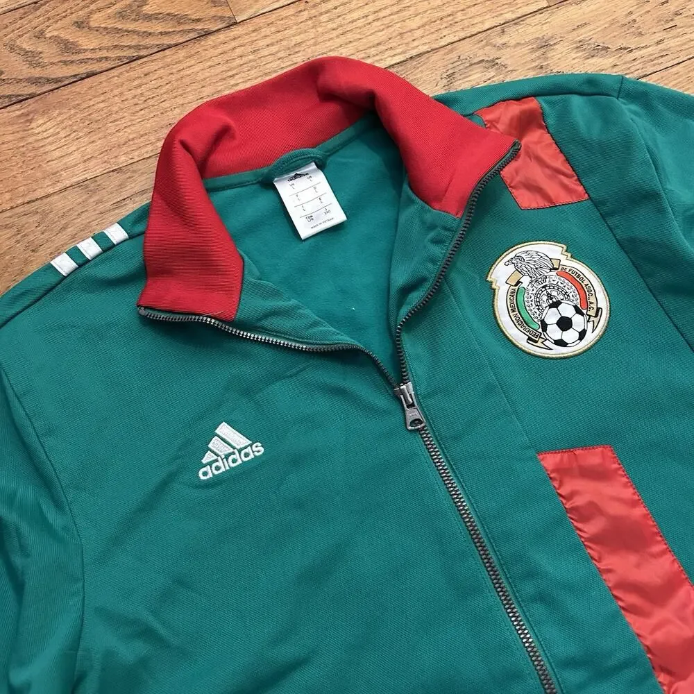 Adidas Mexico 2013-14 World Cup National Team Warm Up Soccer Jacket Large